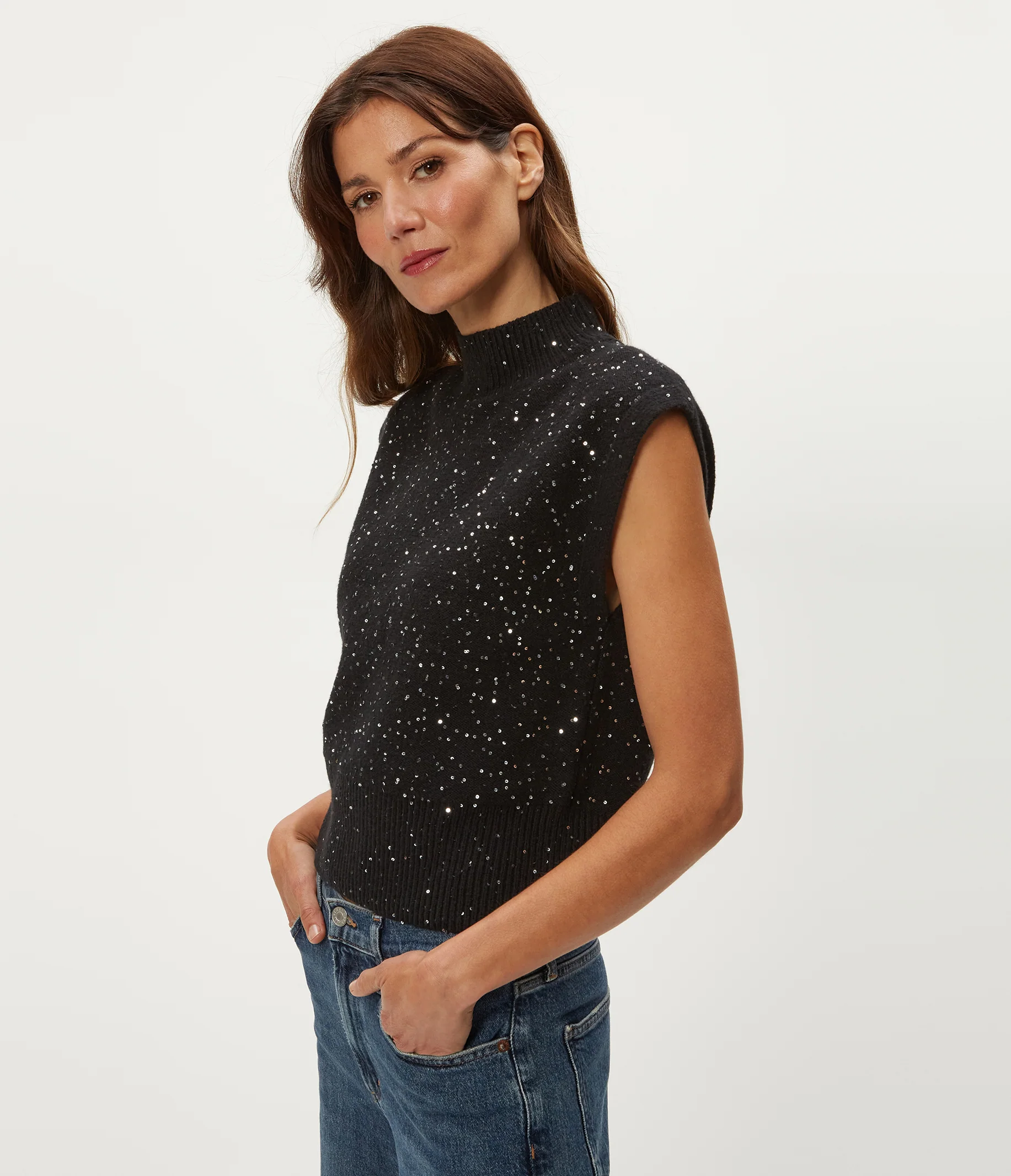 Raina Mock Neck Sweater - Image 7