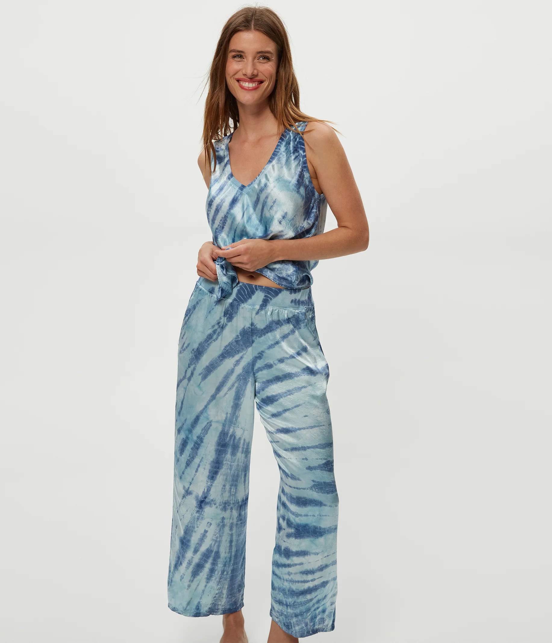 Sacha Double Dye Cropped Pant