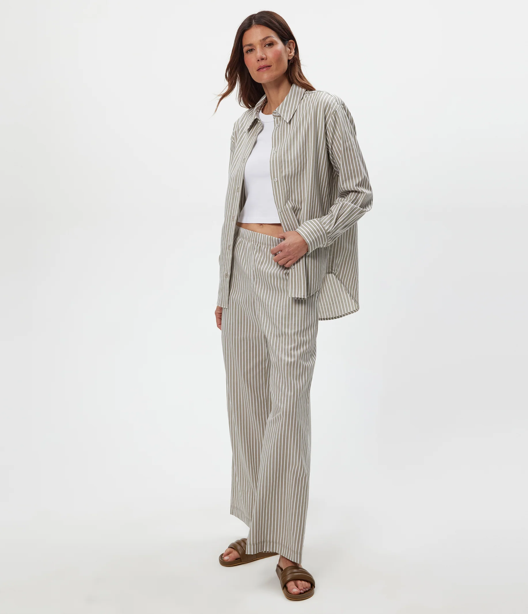 Taylor Striped Wide Leg Pant - Image 7