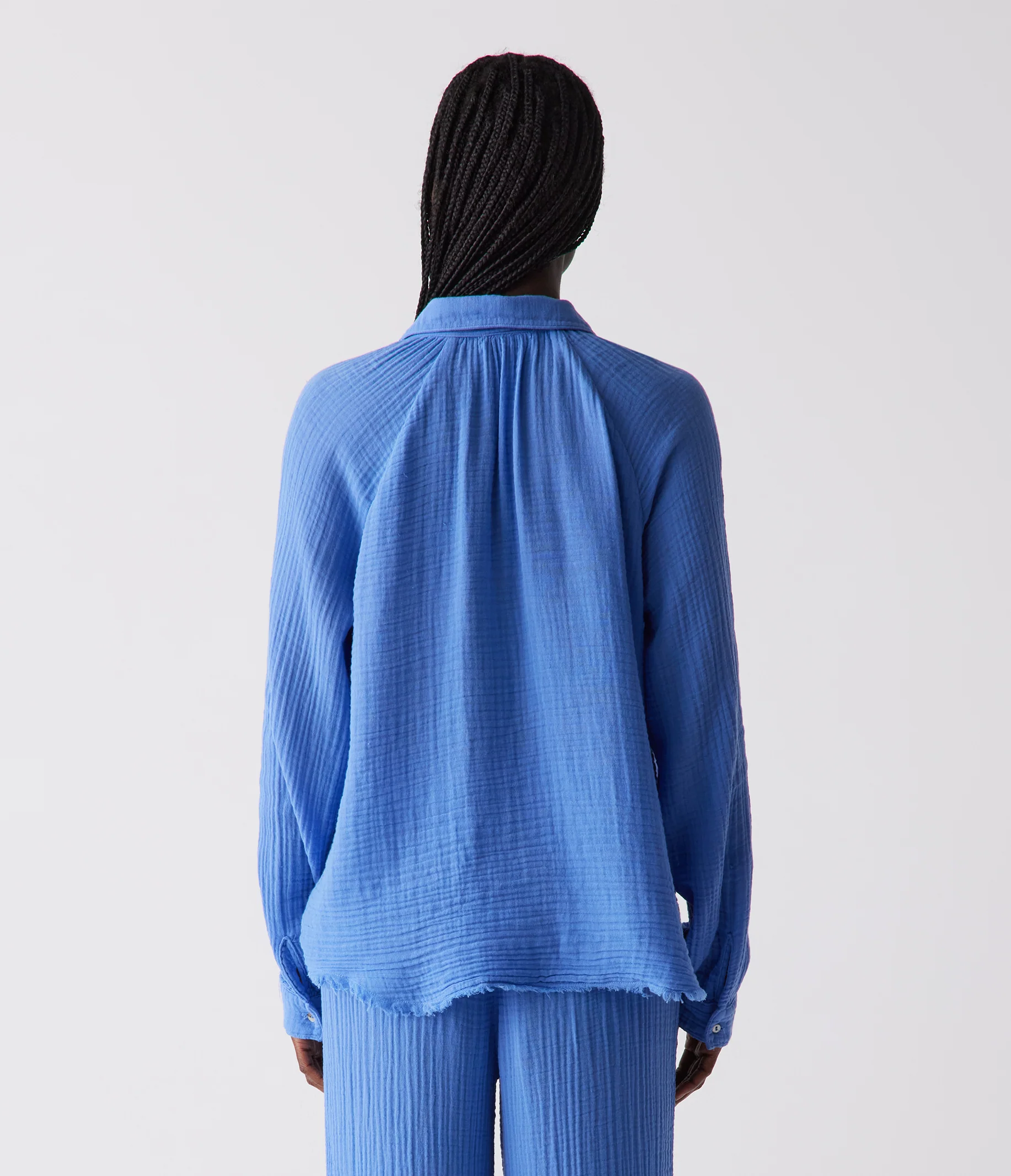 Toni Gauze Button Down Shirt - Image 68