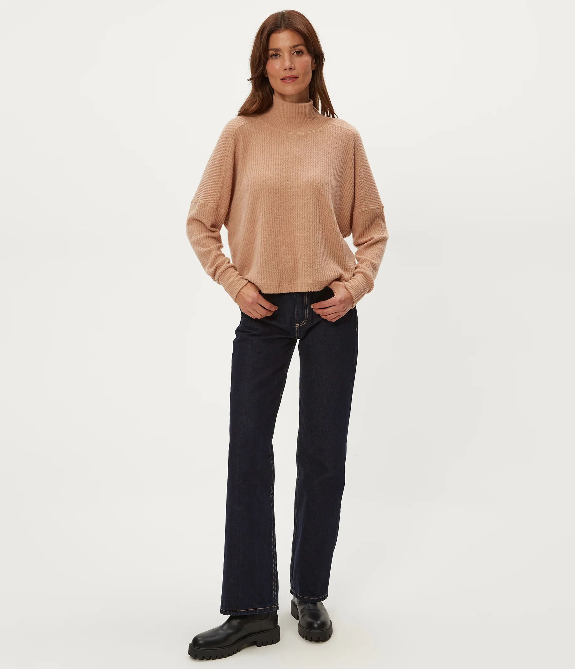 Wynn Brushed Waffle Top - Image 10