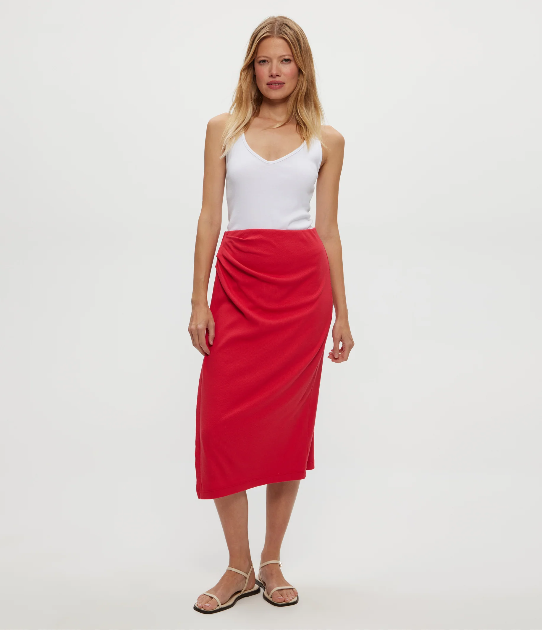 Yeni Ribbed Midi Skirt - Image 10