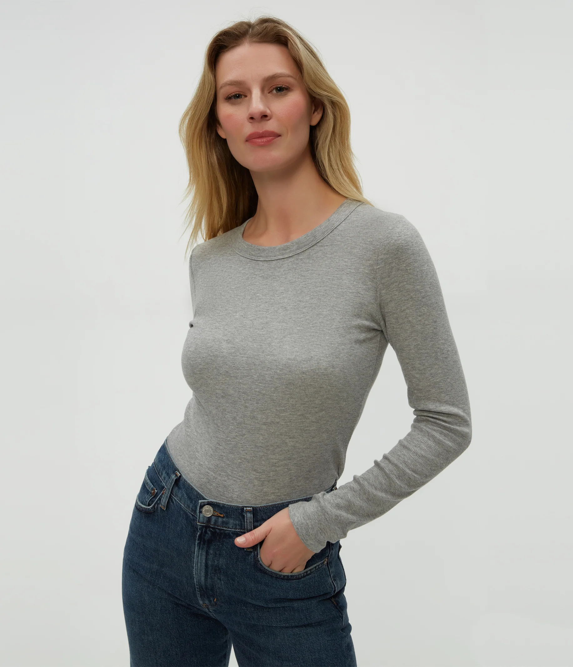 Zola Ribbed Tee - Image 11