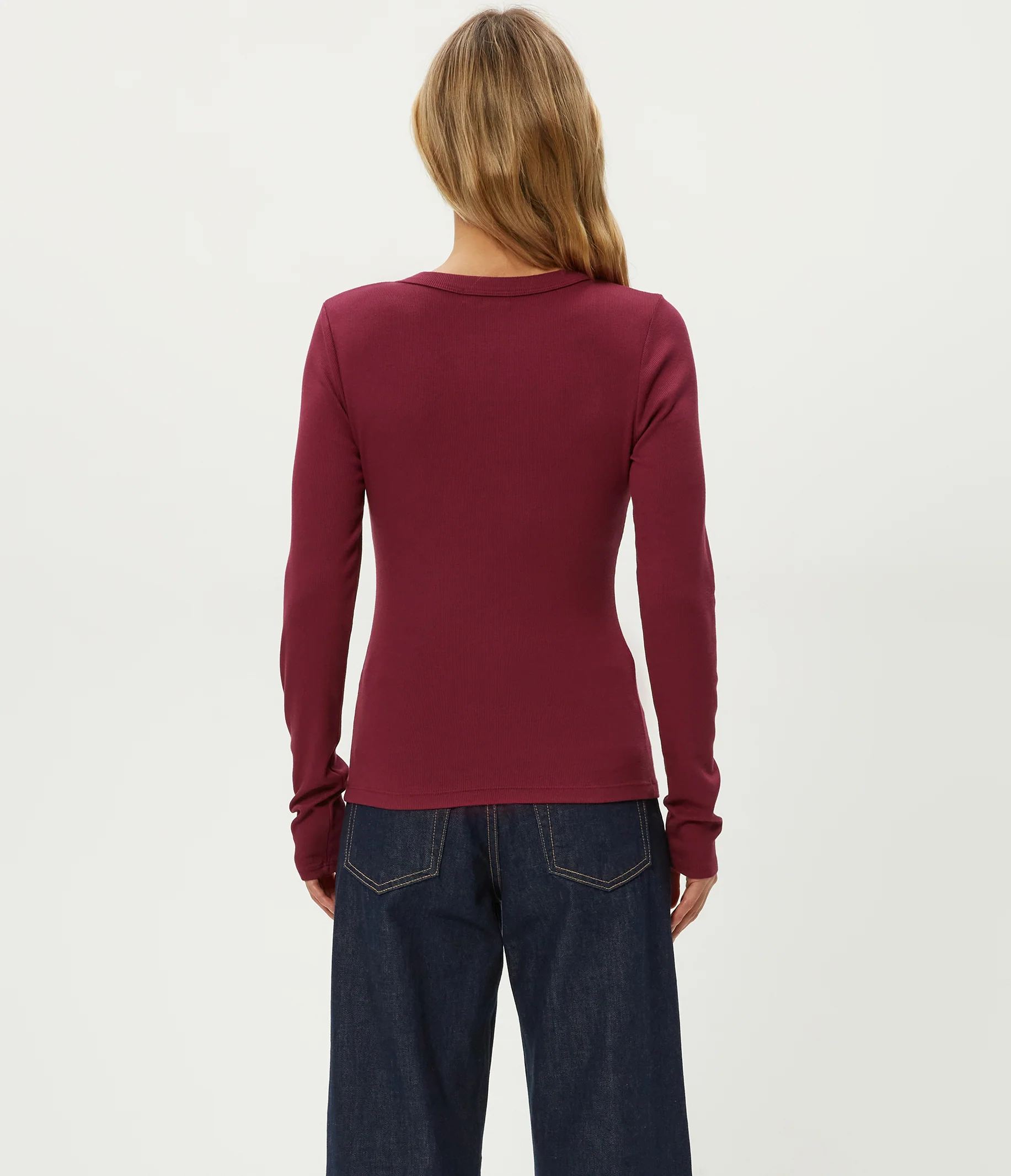 Zola Ribbed Tee - Image 46