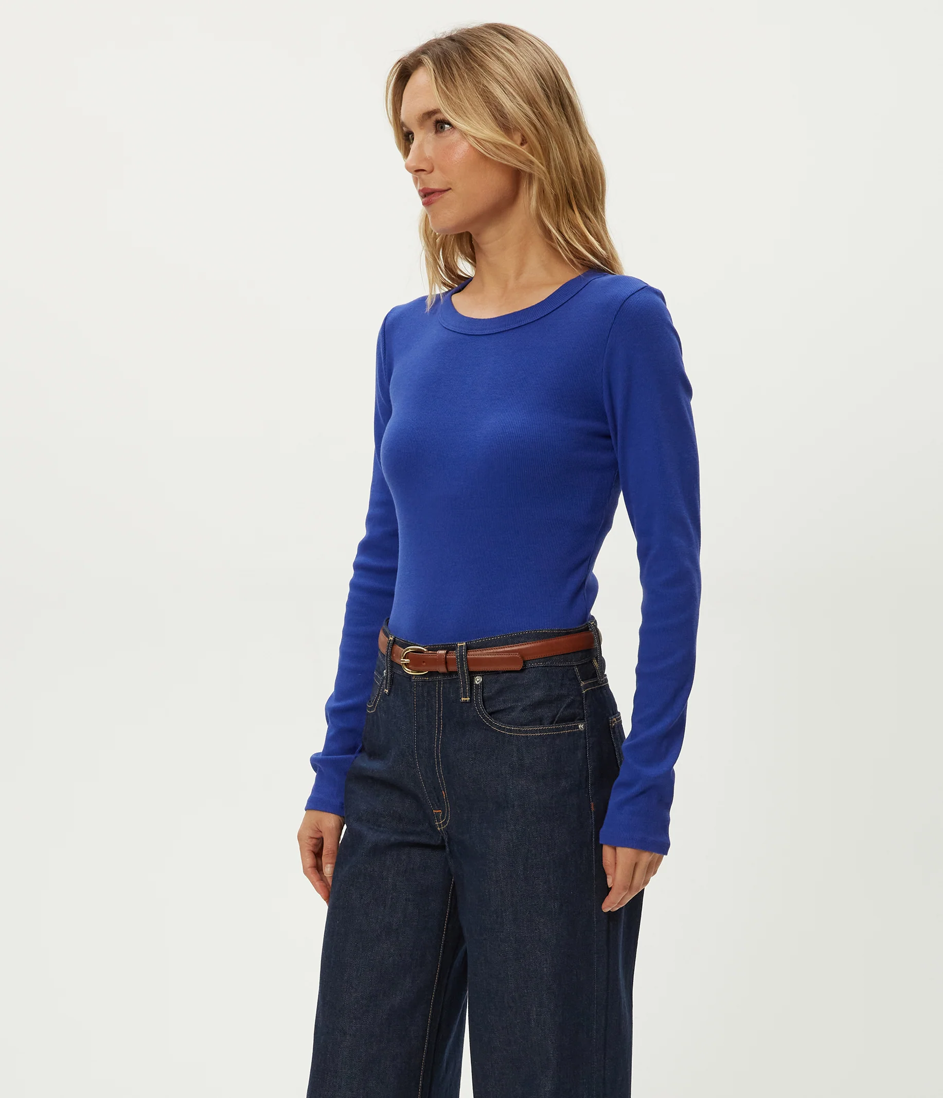 Zola Ribbed Tee - Image 49