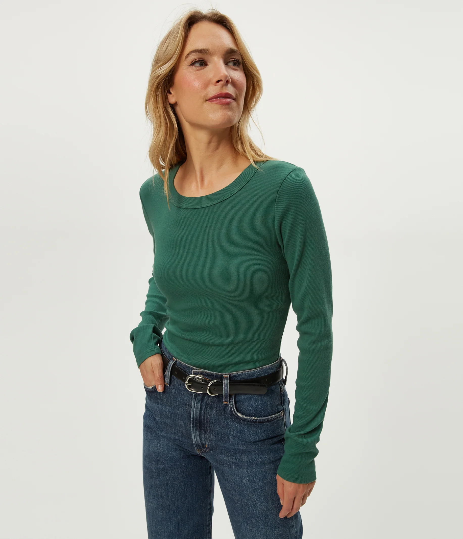 Zola Ribbed Tee - Image 53